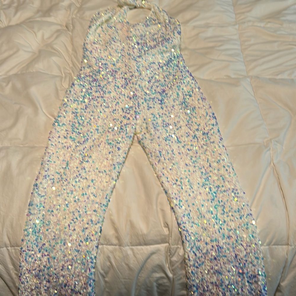 Show Me Your MuMu Multicolor Sequin Jumpsuit